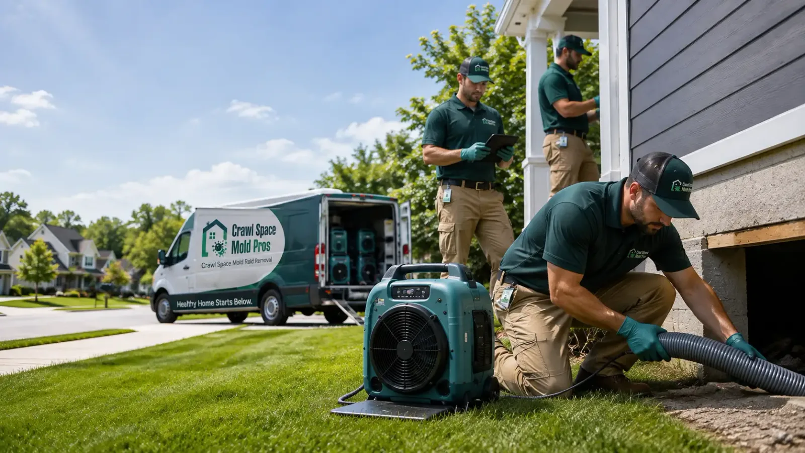 Crawl Space Mold Removal in East Millsboro, PA